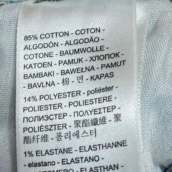 Levi's Women's Blue High Waisted Crop Flare Bootcut Denim Jeans Pants Size 26 - Picture 6 of 6